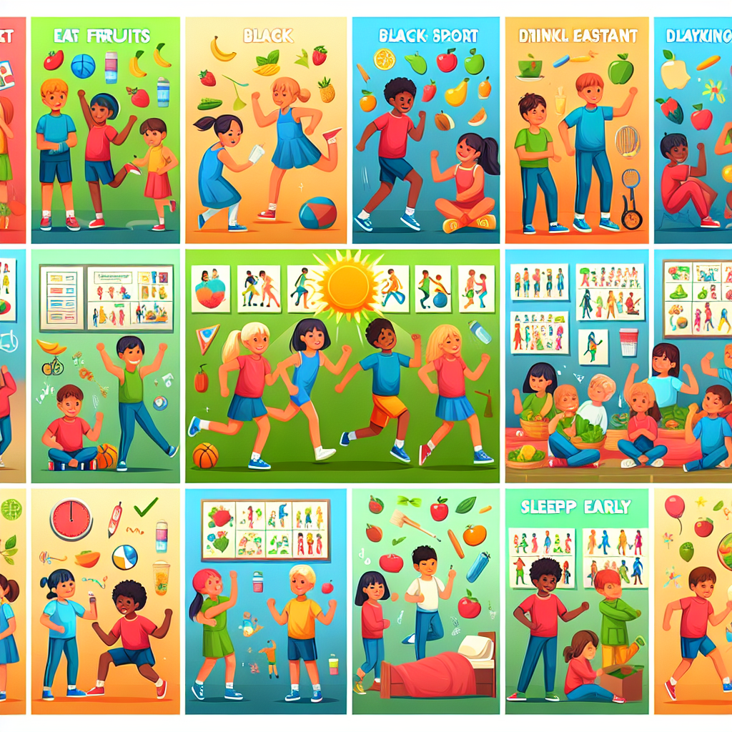 Tips Agar Anak SD Lebih Bugar dengan Poster Hidup Sehat
