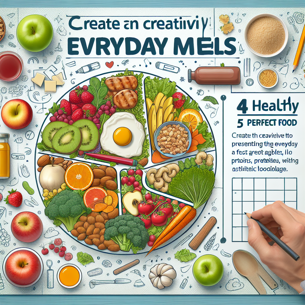 Kreativitas dalam Gambar Penyajian Makanan 4 Sehat 5 Sempurna Sehari-Hari